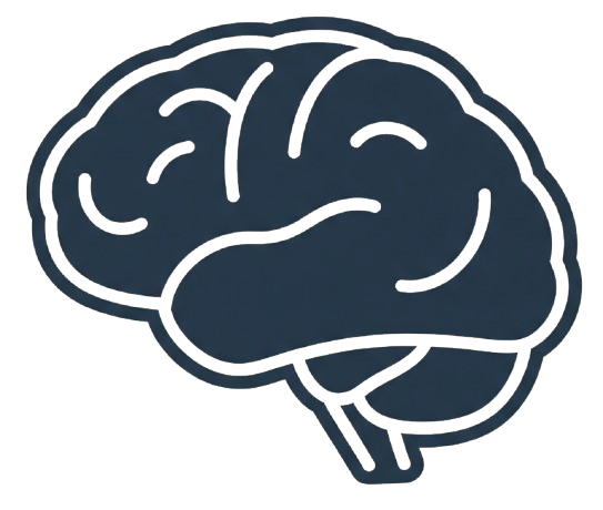 Icono de cerebro inteligencia artificial